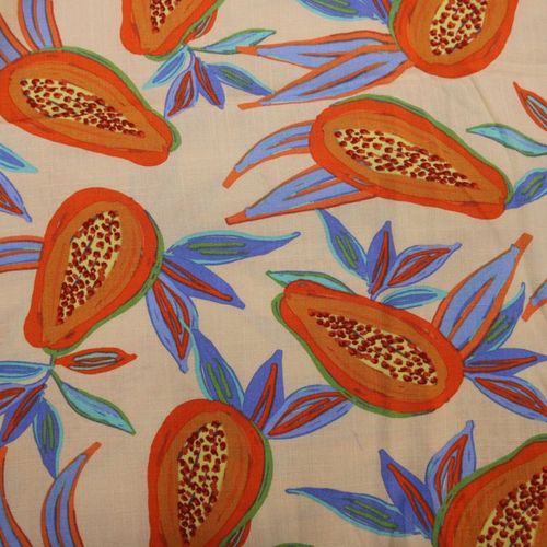 Linen Slim E. Papaya