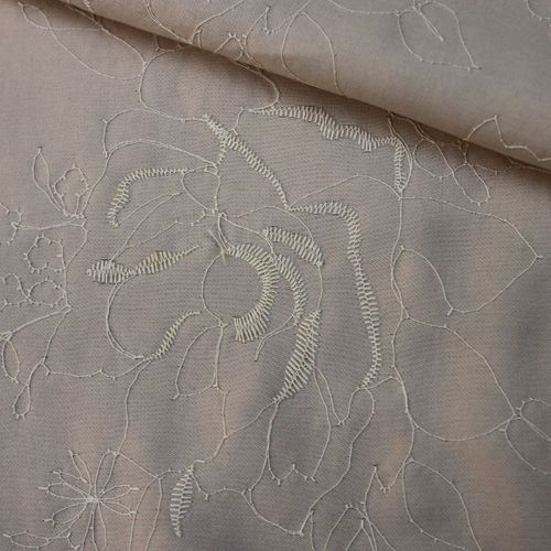 Twill Rayon Bordado Orquidea